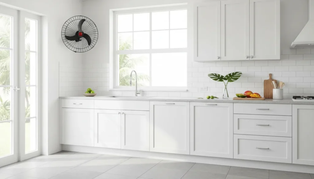 Qual ventilador de parede instalar em varanda gourmet? ventilador de parede comprar com melhor preco online