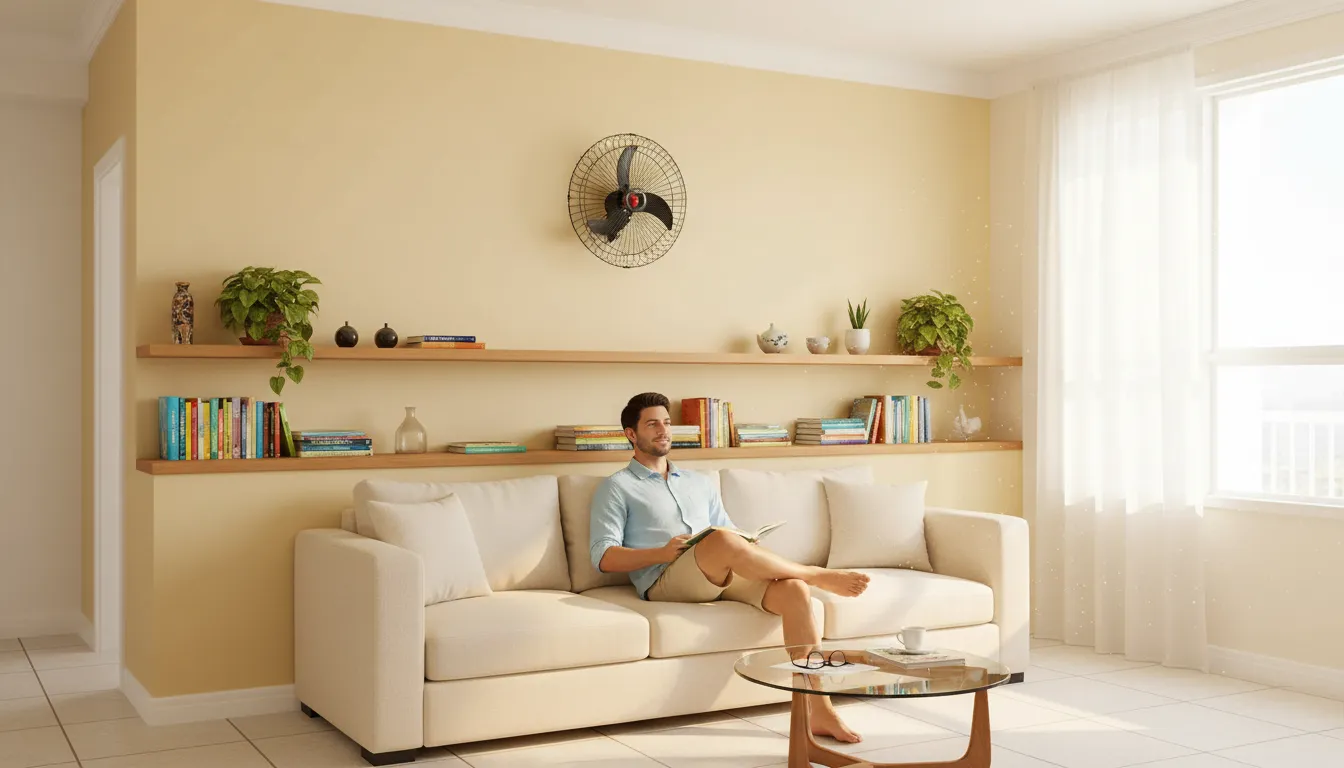 ventilador de parede economico baixo consumo energia