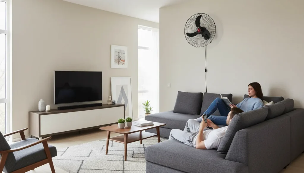 ventilador de parede estrutura reforcada longa vida util