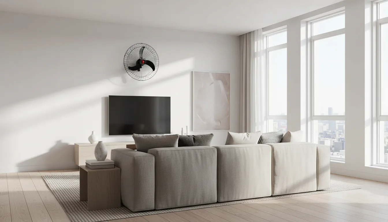 ventilador de parede excelente desempenho termico