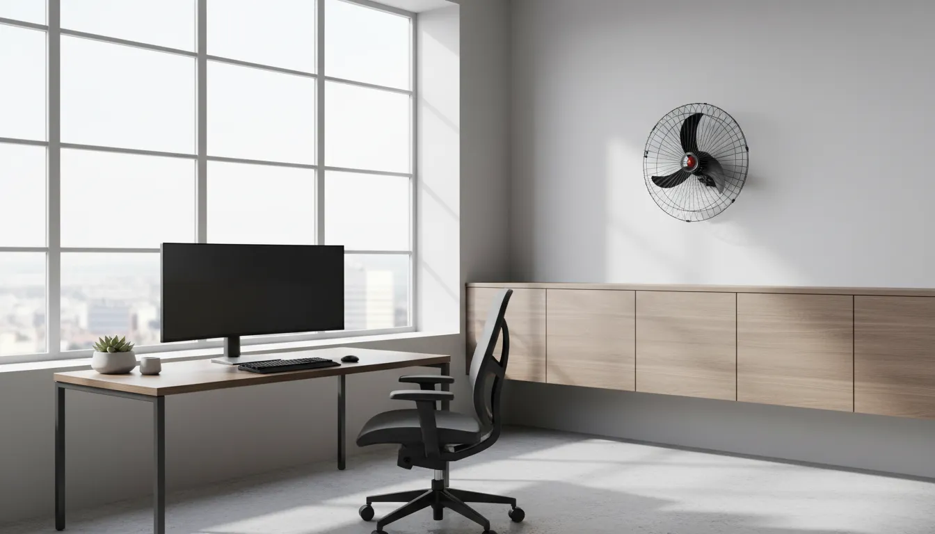 ventilador de parede forte para calor extremo