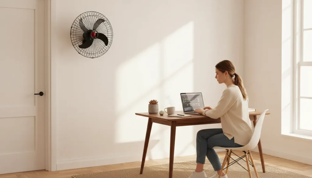 ventilador de parede ideal para ambientes corporativos