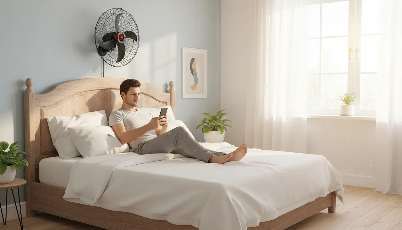 ventilador de parede modelo profissional robusto