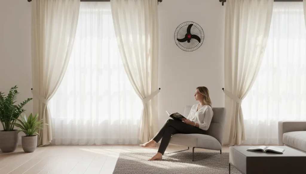 Qual ventilador de parede usar em área de serviço? ventilador de parede modelo robusto industrial