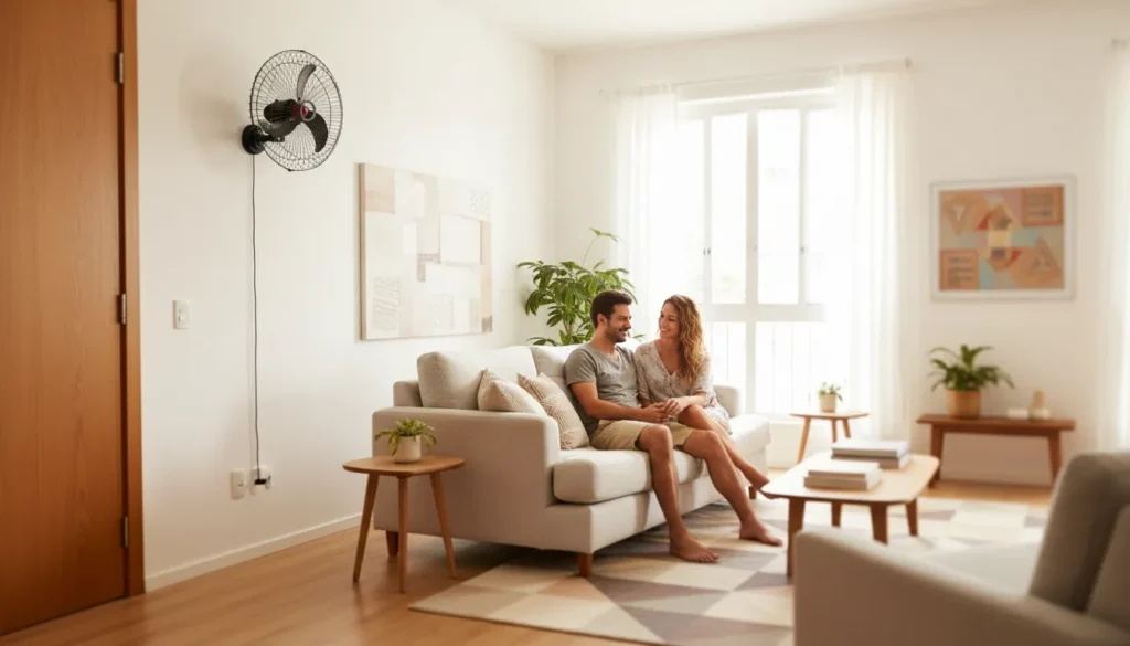 ventilador de parede modelo robusto para uso pesado
