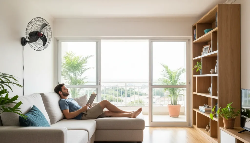 Ventilador de parede é eficiente para igreja grande? ventilador de parede motor potente longa duracao