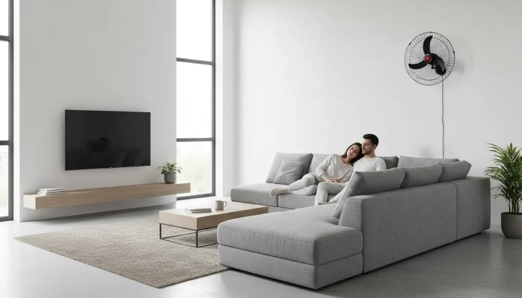 Ventilador de parede 127v consome menos? ventilador de parede potente baixo ruido