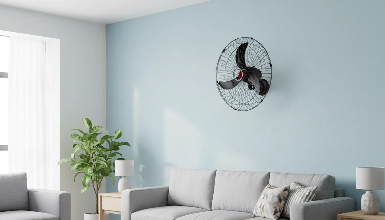 ventilador de parede projetado para alto rendimento