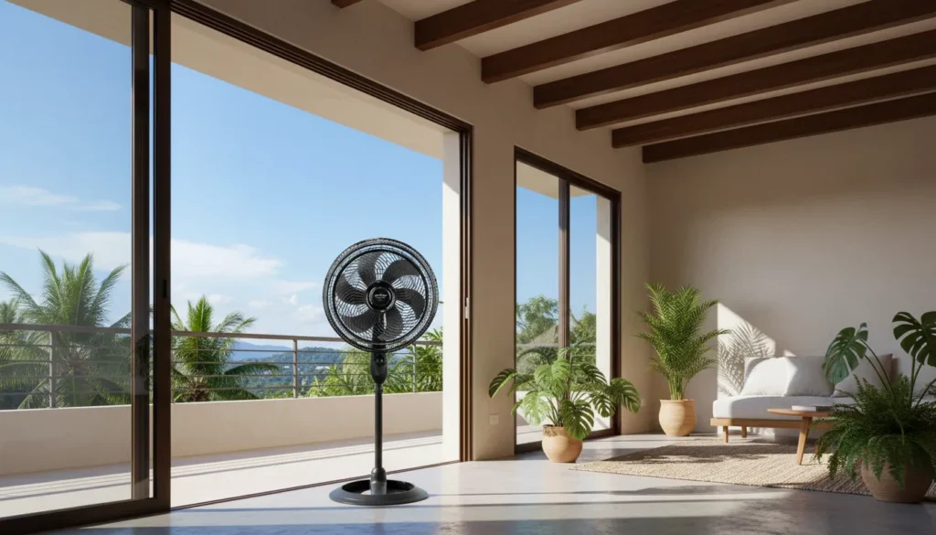 Ventilador de coluna com motor DC consome muito menos que motor convencional — vale o investimento? ventiladores de coluna envio imediato