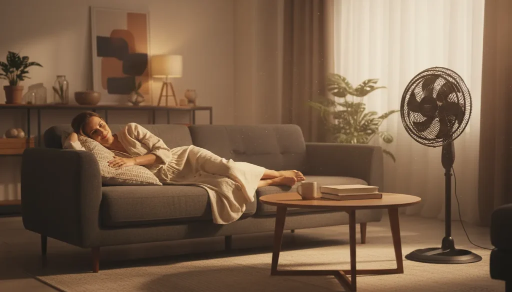 Qual ventilador de coluna não piora a rinite alérgica por acumular poeira nas pás? ventiladores de coluna facil transportar