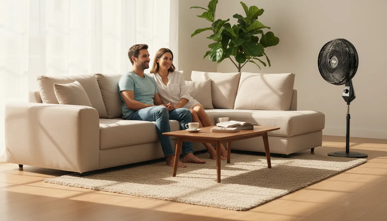 ventilador de coluna fino para quarto pequeno