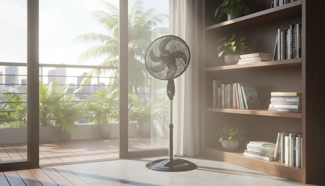 ventilador de coluna potente e silencioso