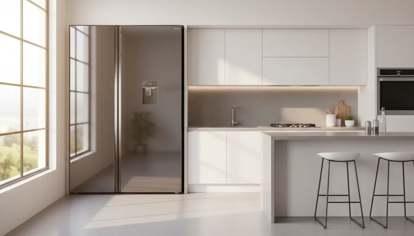 Geladeira inox com controle inteligente por smartphone