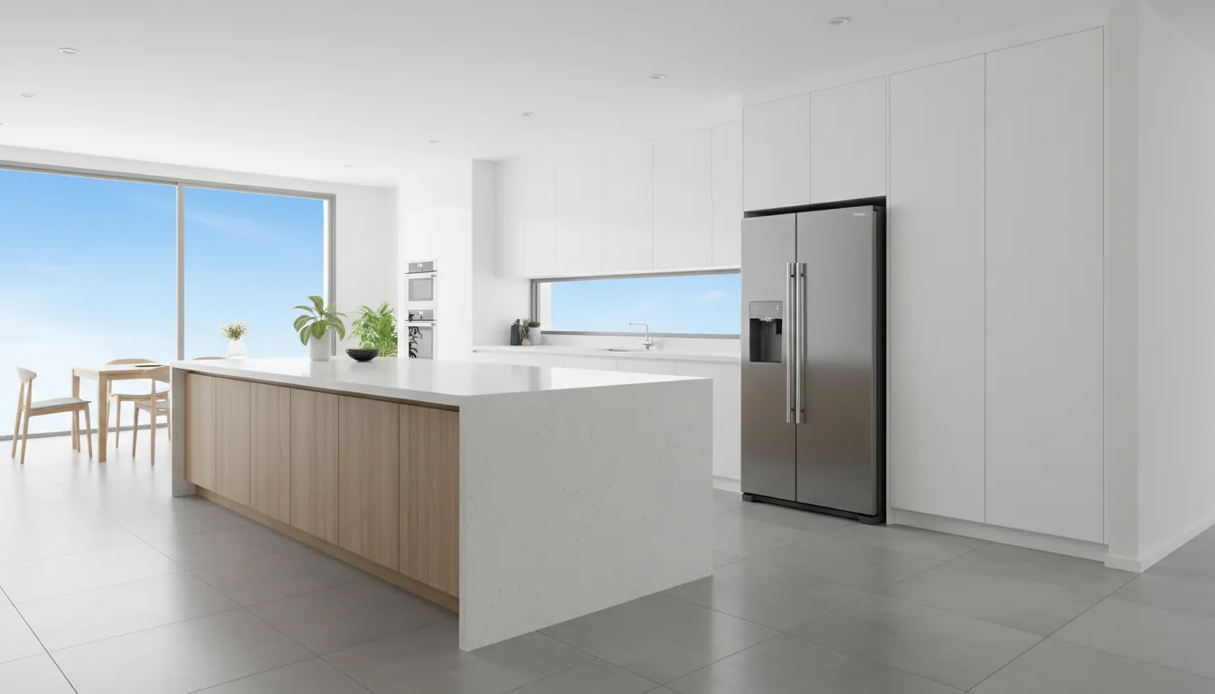 Geladeira inox com controle preciso de temperatura economiza energia