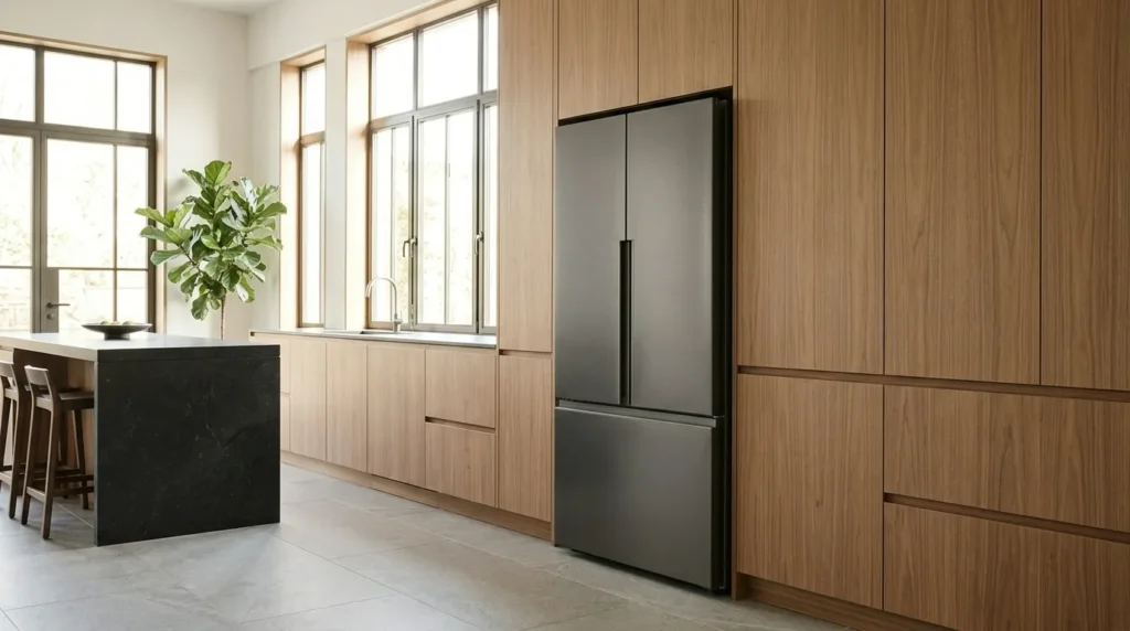 Qual geladeira inox com fábrica de gelo tem maior capacidade? Geladeira inox com fabrica de gelo de alta producao diaria