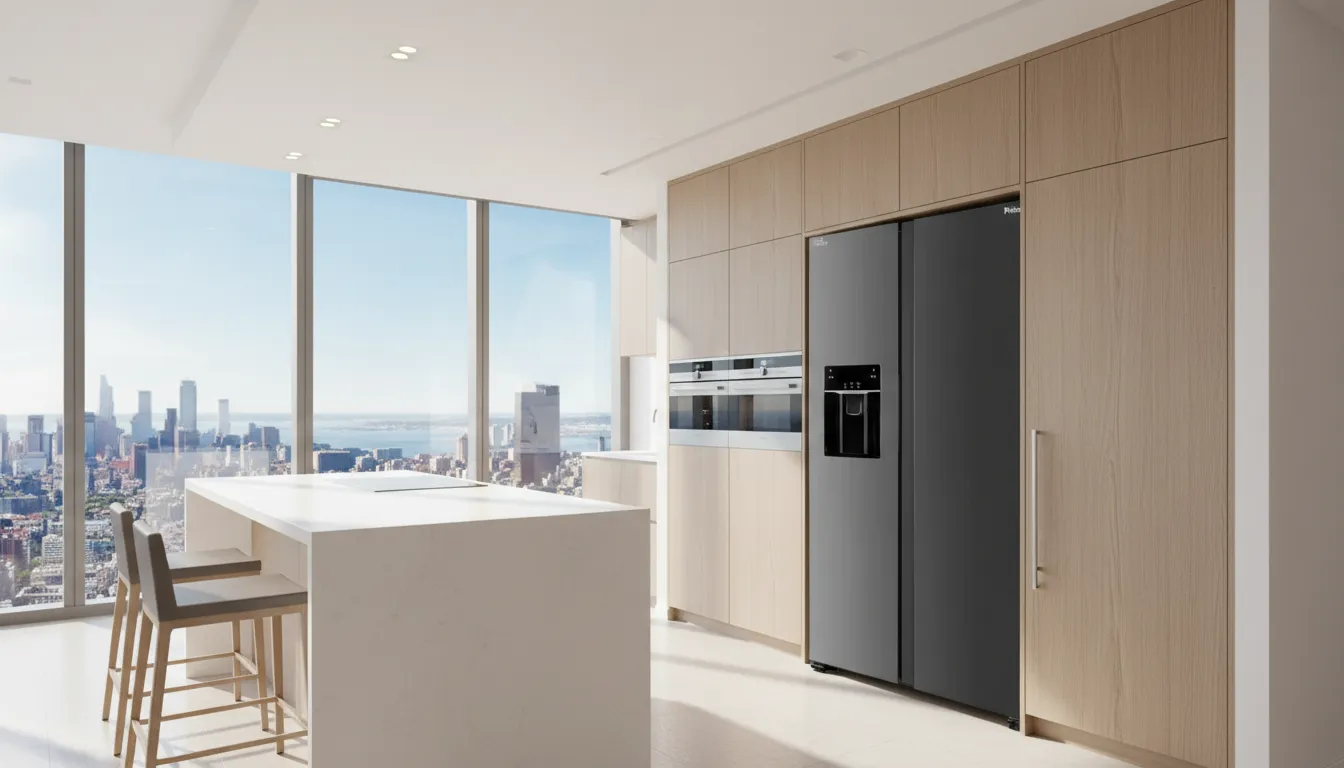 Geladeira inox com integracao facil a assistentes virtuais