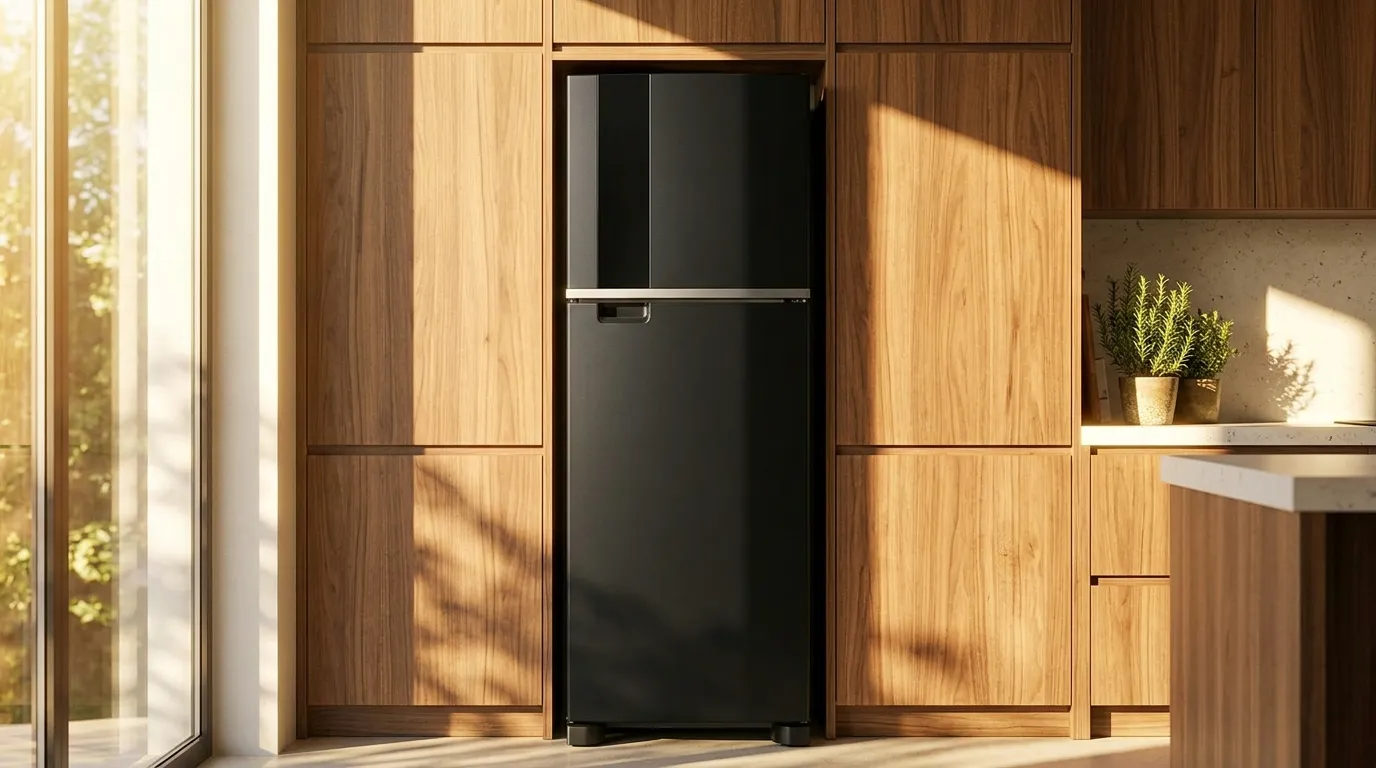 Geladeira inox com regulagem digital externa precisa