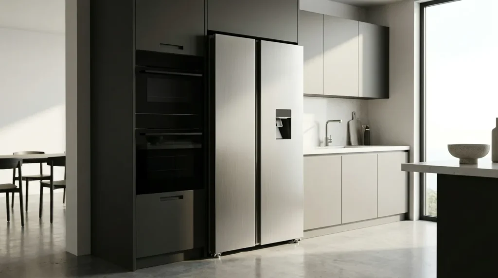 Geladeira inox com turbo freezer potente e preco competitivo