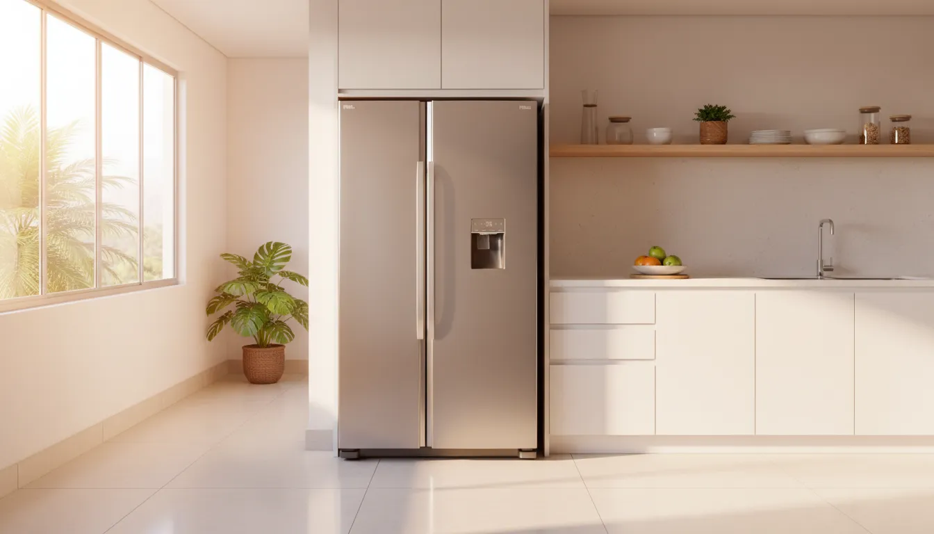 Geladeira inox com melhor desempenho em cidade muito quente