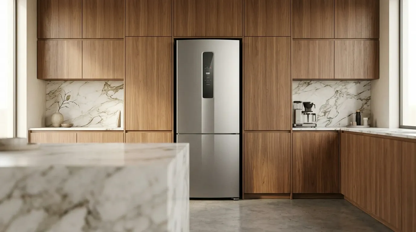Geladeira inox frost free classe A com baixo consumo