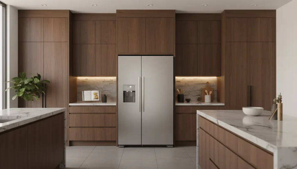 Geladeira inox frost free eficiente para cozinhas modernas