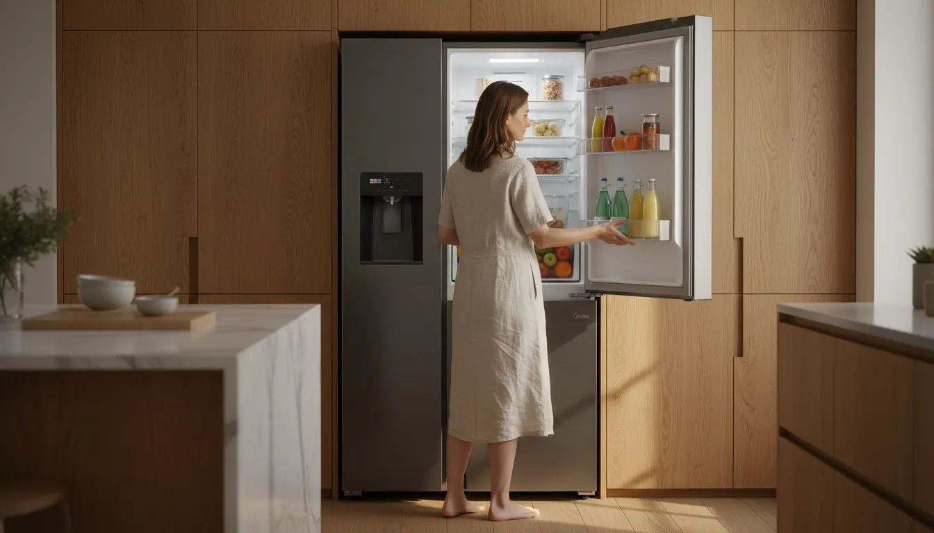 Geladeira inox inverter indicada para quem busca economia anual