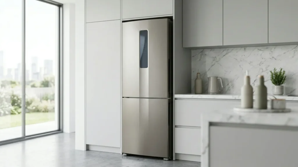 Qual geladeira inox é mais silenciosa para apartamento em condomínio? Geladeira inox para apartamento compacto com espaco reduzido