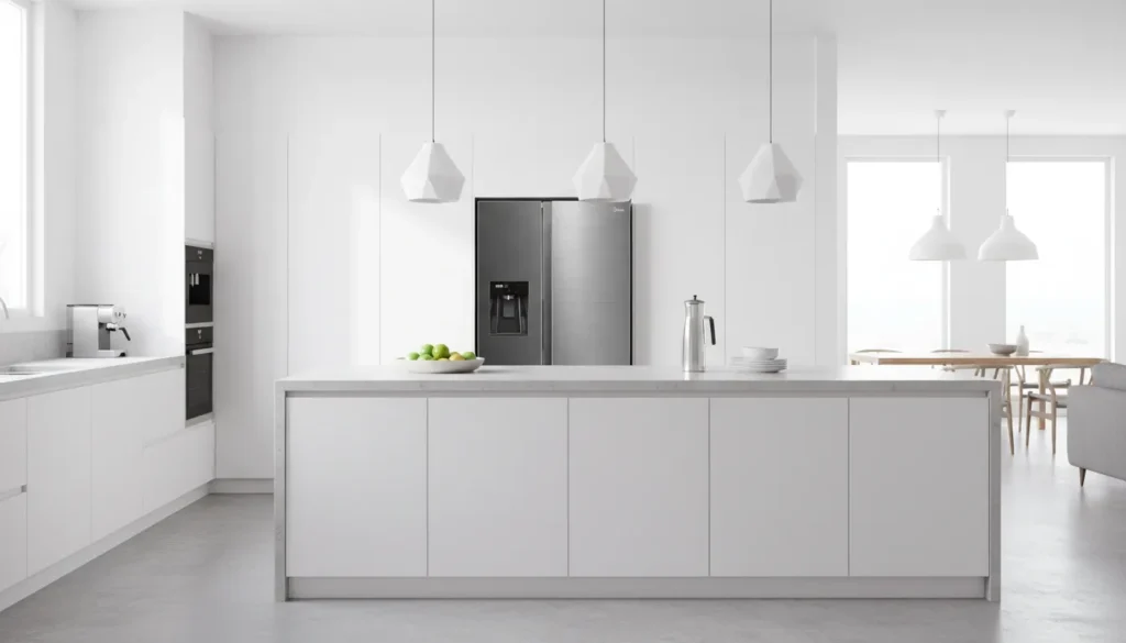 Geladeira inox para cozinha planejada com baixo consumo