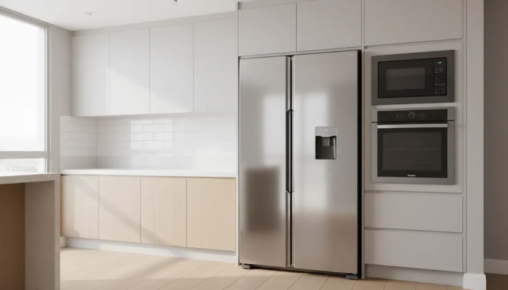 Geladeira inox para residencia com alta rotatividade de alimentos