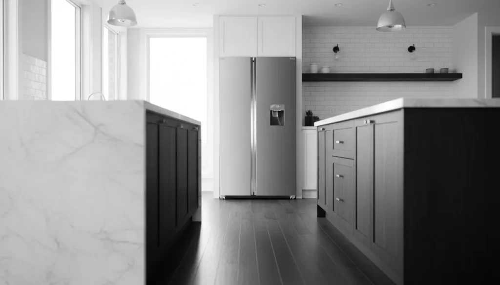 Geladeira inox premium com acabamento resistente a manchas