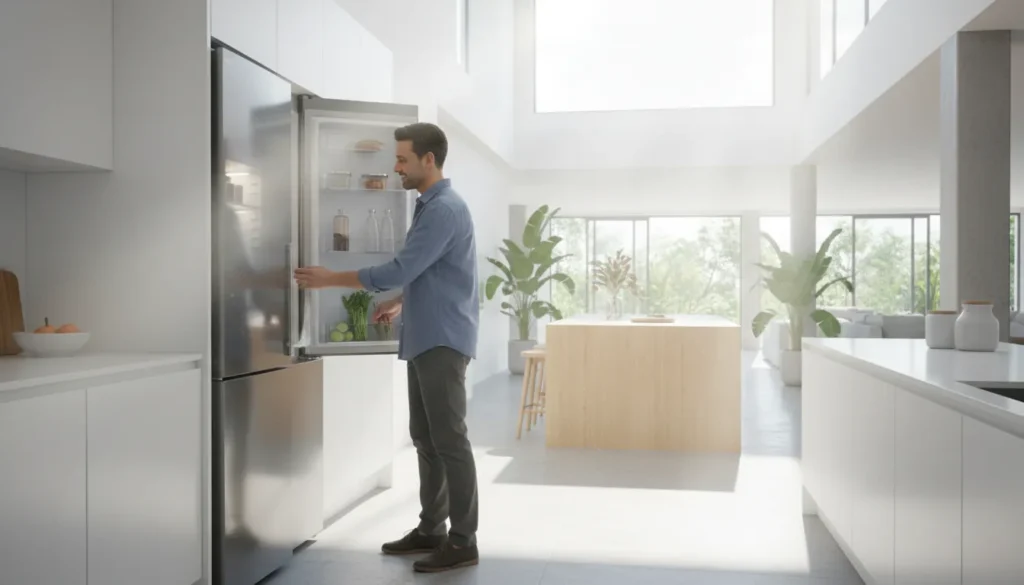 Geladeira inverse inox tem freezer em cima ou embaixo? Geladeira inox quatro portas oferece maior armazenamento