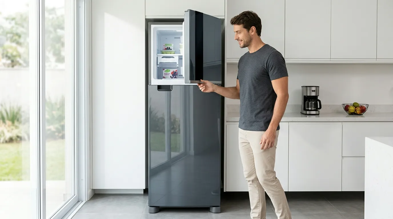 geladeira inverse inox com compressor inverter