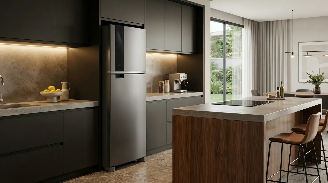 Melhor geladeira inox french door para familia gourmet