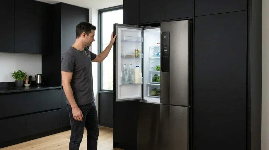 Geladeira inox duplex inverter reduz conta de energia? Nivel de ruido ideal em geladeira inox silenciosa abaixo de dB