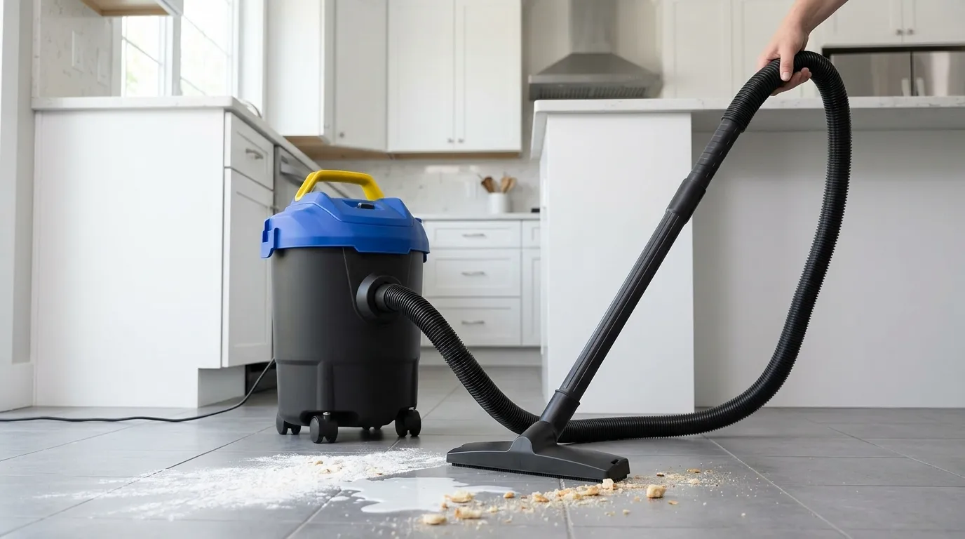 Aspirador de pó e água potente para casa grande