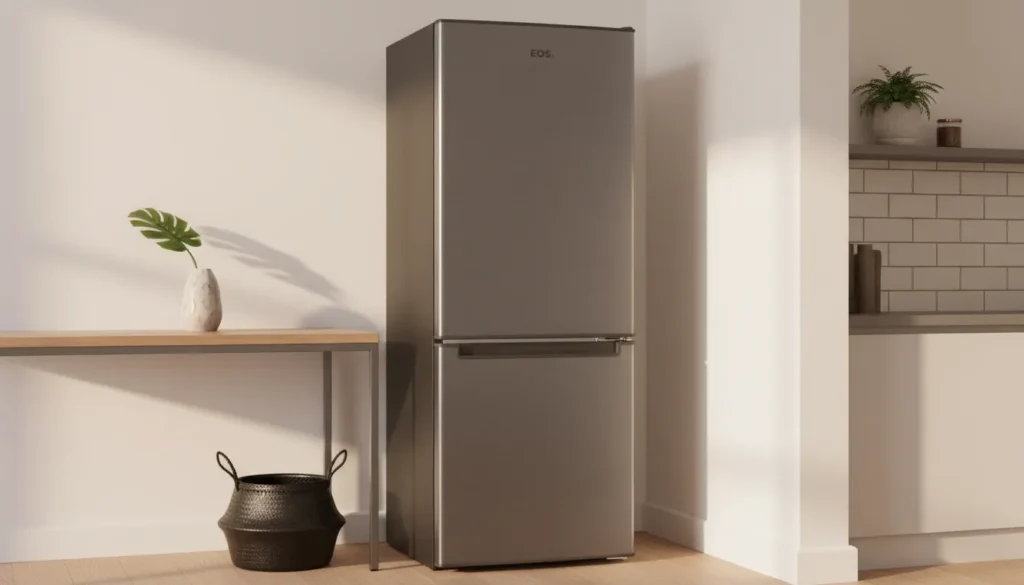 Qual a largura de uma geladeira inox de 1 porta 300 litros? black inox desbota com o tempo ou mantem a cor original