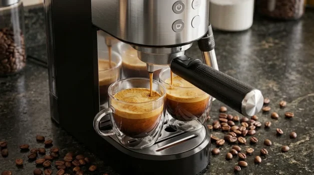 cafeteira espresso com controle preciso de preparo