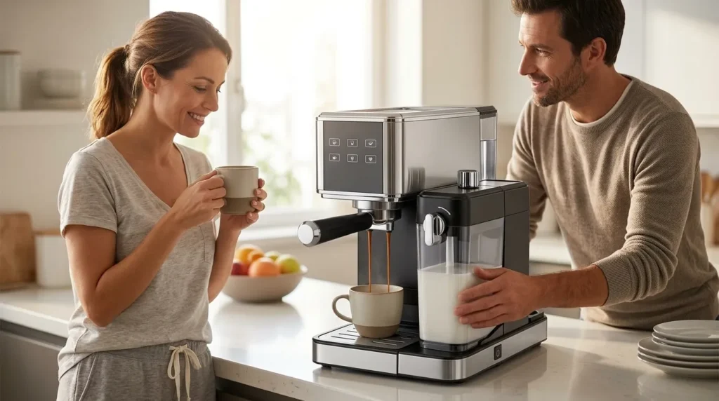 cafeteira espresso com reservatorio grande comprar