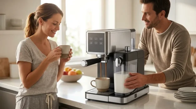 cafeteira espresso com reservatorio grande comprar