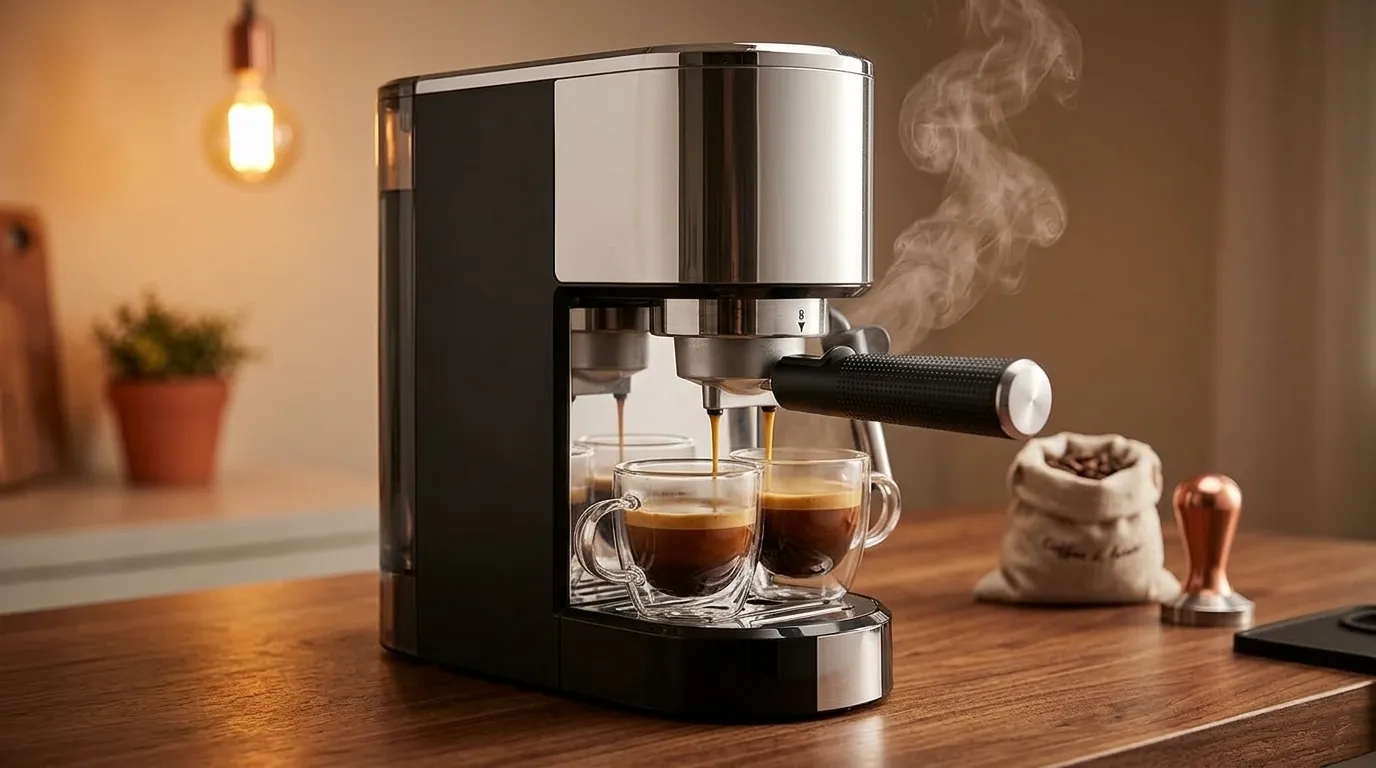 cafeteira espresso de entrada ou intermediária