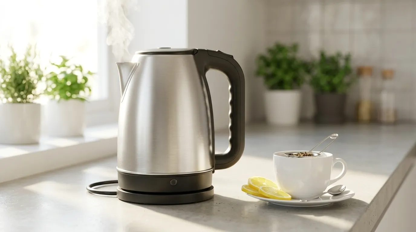 Como escolher chaleira elétrica: o que preciso saber antes de comprar? Chaleira elétrica com aquecimento uniforme