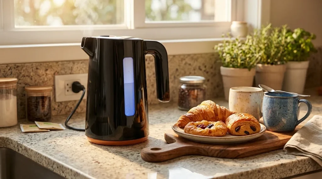 Chaleira elétrica pequena de 1L é suficiente para uso diário? chaleira eletrica com motor forte comprar