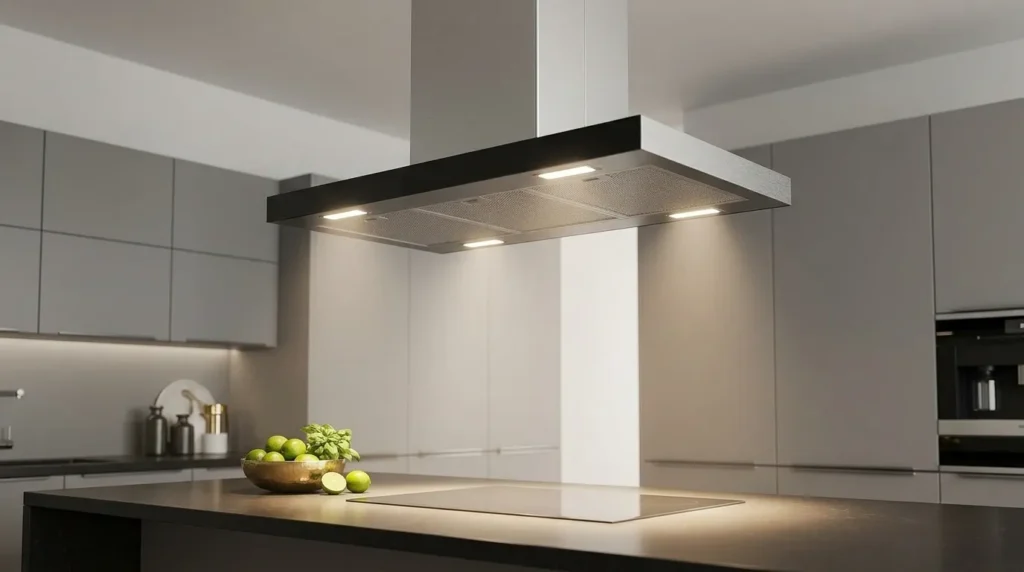 coifa de ilha com baixo ruido para apartamento comprar