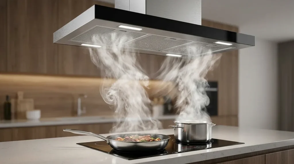 coifa de ilha com controle remoto inteligente comprar