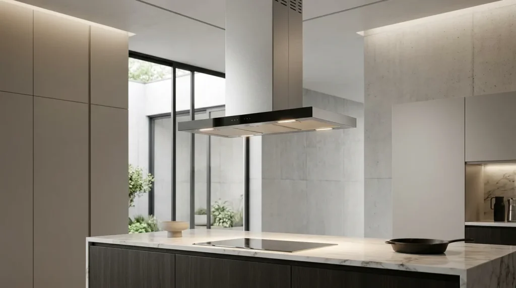 Coifa de ilha Fischer Tradition Line é silenciosa? O que diz quem comprou? coifa de ilha com filtro de carvao