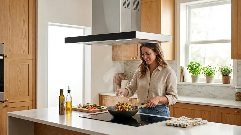 coifa de ilha com sistema silencioso avancado comprar