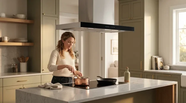 coifa de ilha com tecnologia moderna de filtragem comprar