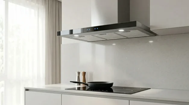 coifa de parede com alta vazao de ar constante