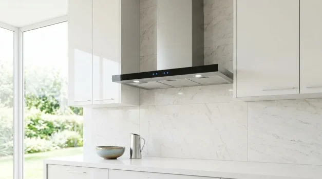 coifa de parede com controle digital sensivel