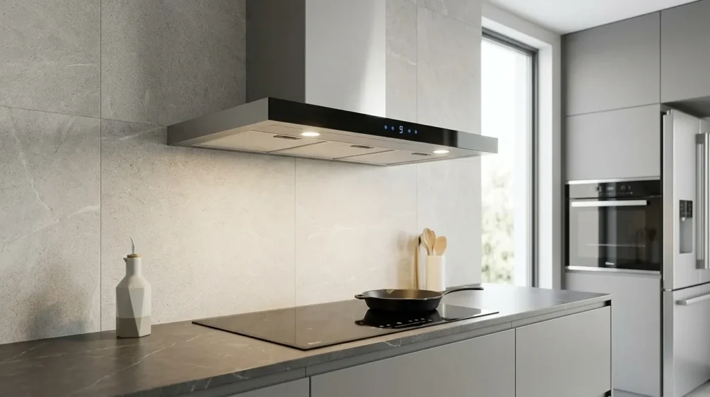 coifa de parede com desempenho constante